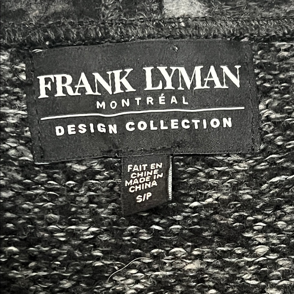 Frank Lyman Design Black and Gray Women's Cardigan - Picture 2 of 3